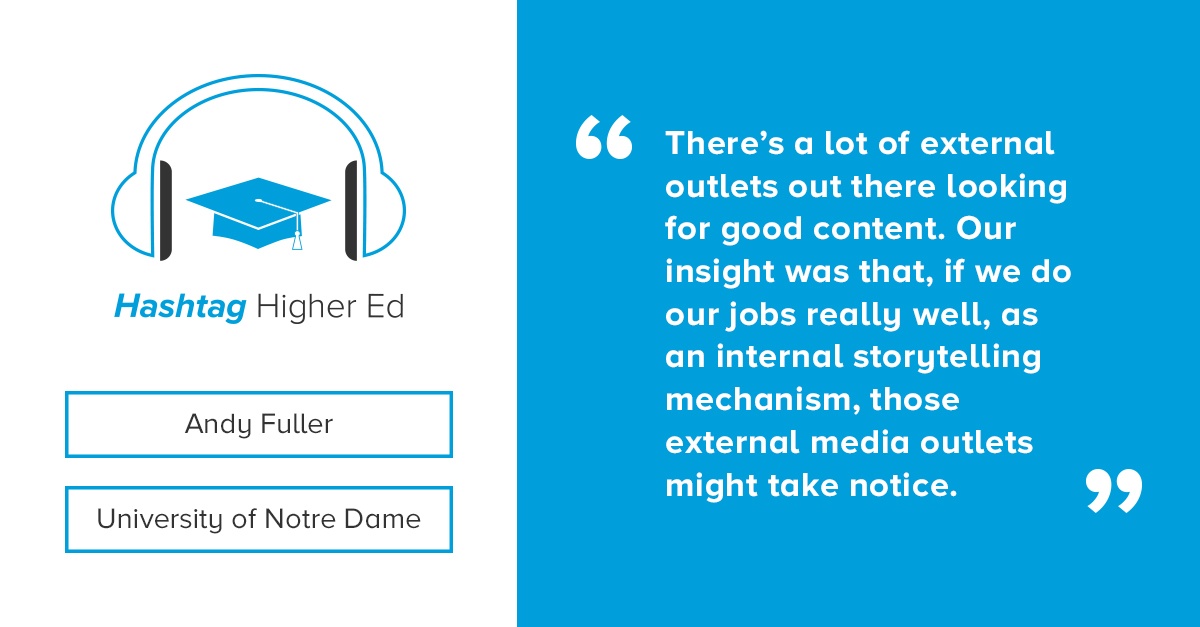 Stories at Notre Dame Hashtag Higher Ed Podcast