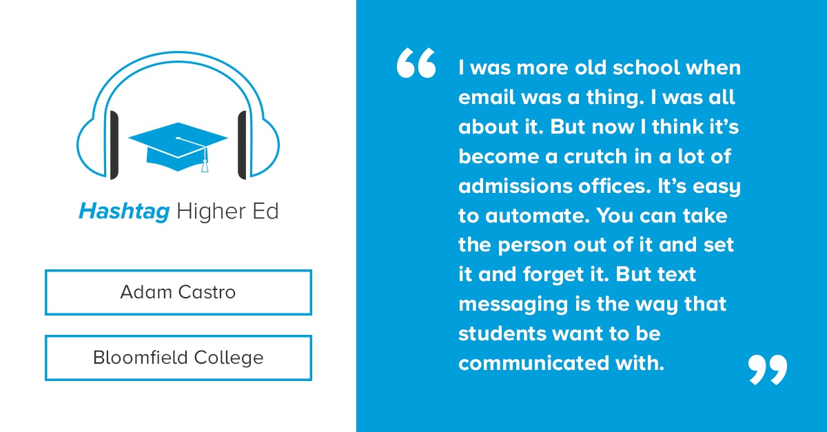 Hashtag Higher Ed Podcast Adam Castro